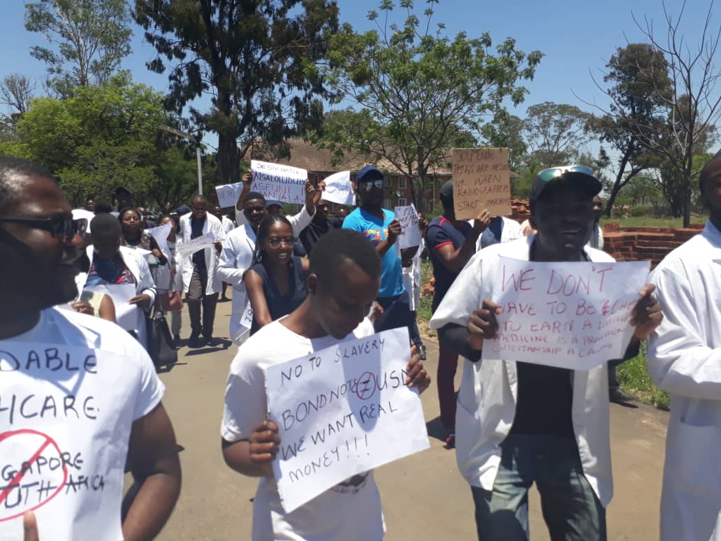  Breaking Mpilo Hospital Doctors Go On Strike Demanding US Salaries 