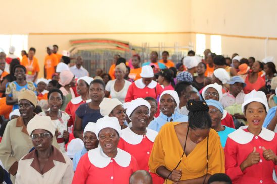 Members from various churches gather at the women and girls symposium