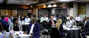 Healthcare delegates seated and listening during a consultative meeting on regulating medical and healthcare advertising in Zimbabwe