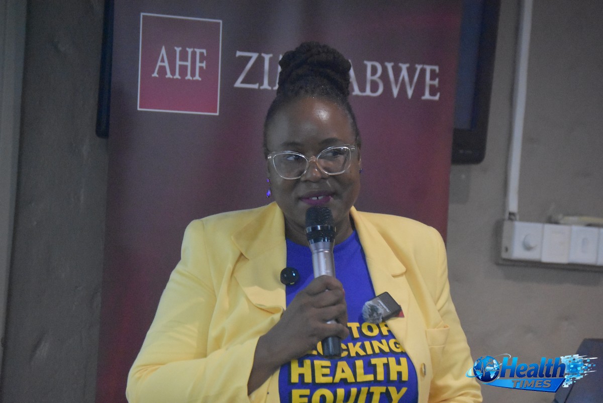 Dr Sanda Bote, Public Health Specialist at AIDS Healthcare Foundation (AHF), speaking on the need for equitable benefit-sharing in the WHO Pandemic Agreement.