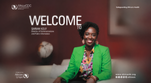 Saran Koly, newly appointed Director of Communications and Public Information at Africa CDC.