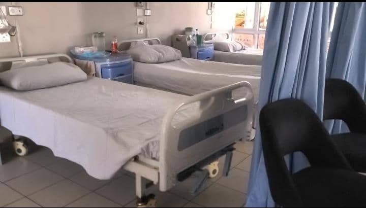 New beds inside the refurbished adult rehabilitation ward at St Giles Rehabilitation Centre in Harare.