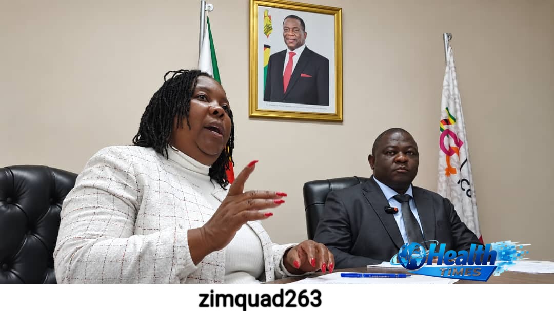 Virginia Muwanigwa, CEO of the Zimbabwe Gender Commission (ZGC), speaking about the 90-day national campaign against intimate partner violence.